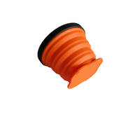 Gobelet d'eau pliable en silicone pour le sport, tasse de voyage portable pour la salle de sport, la course à pied et les activités de plein air