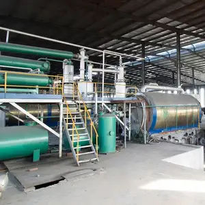 Rubber Tyre Waste Plastic Pyrolysis To Diesel