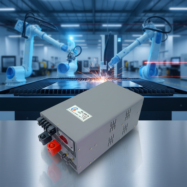 180-264VAC 6000W AC-DC Single Output 12-450V Industrial Programmable Switching Power Supply 92% Efficiency Adjustable 24VDC 40A