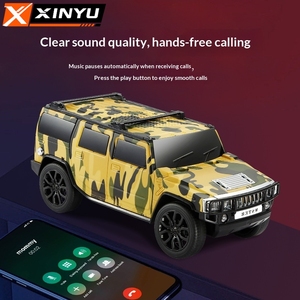 Haut-parleur de voiture bleu ODM/OEM, modèle <span class=keywords><strong>Hummer</strong></span> <span class=keywords><strong>H5</strong></span> WS-590, avec basses puissantes, charge USB, lecteur de carte TF, radio FM et batterie de 1000-2000 mAh - Product Image 2