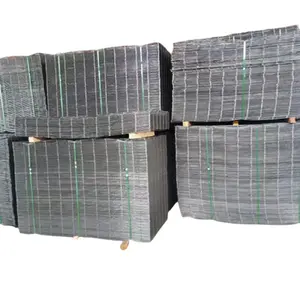 Fabrika Outlet düz galvanizli sac kaynaklı inşaat için tel örgü Panel sıcak daldırma 2x2