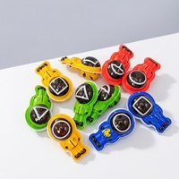 Chicle de Goma con Forma de Robot, Sabor Frutal, Colores Surtidos, en Frasco, para Fiestas Infantiles, Venta al por Mayor
