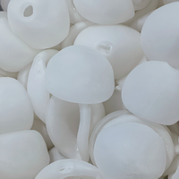 DIY TPR 4cm 6cm Coque de boule vide blanche réutilisable pour jouet sensoriel anti-stress, effet cire craquelée et texture souple