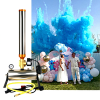 Canon à Confettis Personnalisable pour Événements, Fournitures de Fête, Nouveau Design, Lanceur de Confettis, Feux d'Artifice, Bombes Fumigènes pour Mariage et Révélation du Sexe