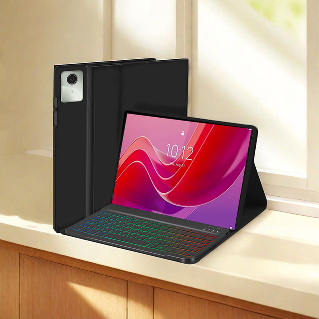 Backlit Cover Case Magnetic Wireless Custom Language Stand Tablet Cover Case for Lenovo Tab M11 TB-330FU TB331FC Keyboard Case