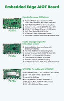 PORTWORLD MTK8786 Octa Core Android 12 DDR4 New Industrial AIoT Mainboard PCBA Edge Computing with PoE 4G LTE