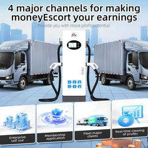 Nouveau chargeur DC pour véhicules électriques CCS2 à double borne de 40-60 kW avec indice de protection IP54 et écran 7 pouces pour les directeurs opérationnels - Product Image 2