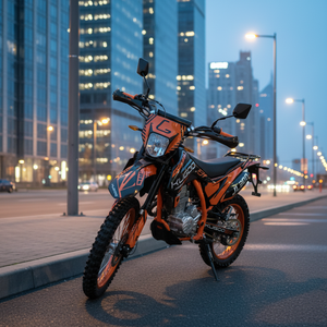 Motocicleta Todoterreno de Alta Velocidad Kugoo JL300, Freno de Disco Hidráulico Doble, Eléctrica 12V 7AH, Motor de Gasolina <span class=keywords><strong>CB300</strong></span>, Doble Amortiguador - Product Image 1