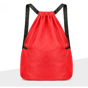 Custom Polyester Folding Waterproof Drawstring <b>Bag</b> Sport Draw Gym <b>String</b> <b>Bag</b> for Outdoor Casual Drawstring <b>Bags</b> Backpack - Product Image 3