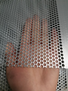 Maille métallique <span class=keywords><strong>perforée</strong></span> décorative à trous carrés/triangulaires/en forme d'écailles de poisson avec services de découpe et de pliage, épaisseur de 0,5 à 6 mm - Product Image 5