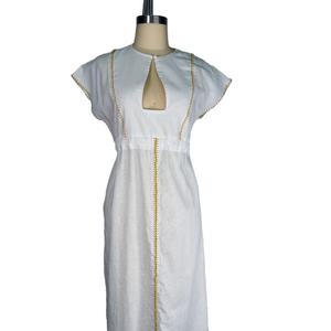 ชุดเดรสหรูหราและมีรสนิยม ฤดูร้อน สไตล์จีนใหม่ โดดเด่นและเก๋ไก๋ เท่ห์และมีสไตล์ ชุดเดรสเชิ้ตเข้ารูปที่เอวสวยสะดุดตา - Product Image 3