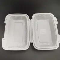 En moda 1-3L mısır nişastası gıda konteyner kutusu