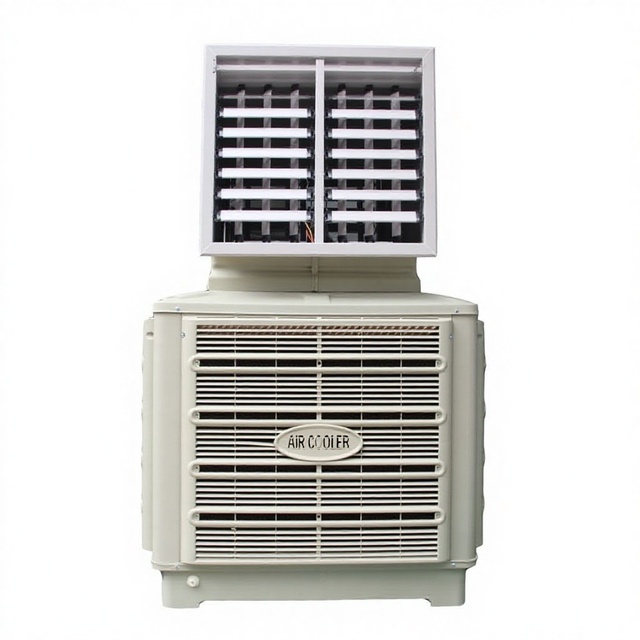 Muhe Large-Capacity Portable Automatic Air Cooler with High Airflow Energy-Saving Evaporative Cooling System and Copper Motor