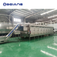 Automatische meerlaagse gaasbanddroger continue transportband voedseldroogmachine industriële verwerkingsapparatuur systeem