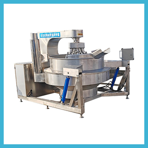 เครื่องทำซอส<span class=keywords><strong>พริก</strong></span>ไฟฟ้าแบบเอียงใช้แก๊สสำหรับใช้ในเชิงพาณิชย์หม้อขนาดใหญ่เครื่องผัดกระทะ - Product Image 6