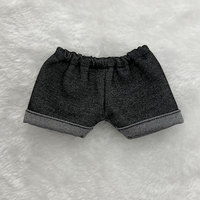 Pantalon en jean pour poupée en coton de 10 cm et 20 cm, accessoires de vêtements pour poupées en peluche de 17 cm, logo personnalisé accepté