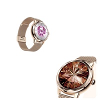 Reloj Inteligente Femenino G208 con Pantalla TFT de 1.19" 240x240, Resistente al Agua IP67, Llamadas por Bluetooth, Monitor de Sueño y Frecuencia Cardíaca, Batería de 4 Días, Aplicación Dafit, Aleación