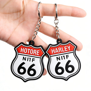 Soft PVC Rubber Keychain Custom Logo Key Ring Key <b>Chain</b> Holder 3D Keyfob Keytag Bulk Wholesale <b>Cheap</b> Promotional Items Souvenirs - Product Image 6