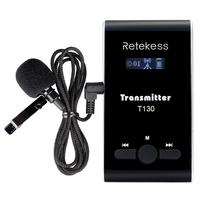 Transmetteur sans fil portable pour système de guide touristique Traduction simultanée Réunion Église Retevis T130