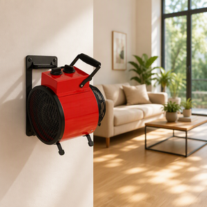 2000W Stainless Steel <strong>Electric</strong> <strong>Fan</strong> <strong>Heater</strong> with Adjustable Thermostat Overheat Protection Portable Freestanding Living Room <strong>UK</strong> - Product Image 3