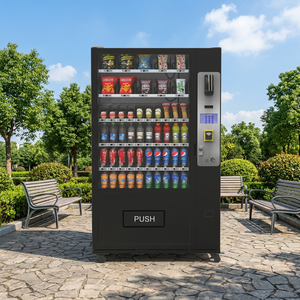 Máquina Expendedora de Bebidas con Frente de Vidrio y Ruedas - Product Image 1