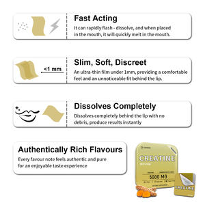 OEM/ODM Vegan biotina creatina striscia orale integratore energetico creatina strisce sublinguale creatina dissolvibile striscia sottile orale - Product Image 5