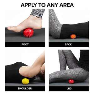 Vente en gros Point de déclenchement Sport Fitness muscle main pied soulagement de la douleur balle de crosse dure boule de <span class=keywords><strong>massage</strong></span> à pointes pour le Yoga - Product Image 5