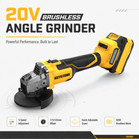 Moteur sans balais 5030, roue de 115/125 mm, filetage M10/M14, outil de meulage électrique, meuleuse d'angle sans fil 20 V CC