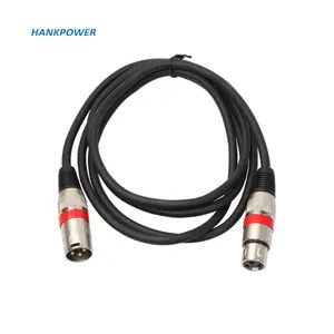 XLR Kabel Audio Mikrofon 3Pin XLR, Kawat Kabel Ekstensi Laki-laki Ke Perempuan untuk Mikrofon Amplifier Mixer