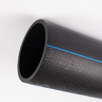 Tuyau d'alimentation en eau PE100 HDPE pour la distribution d'eau potable souterraine et les systèmes d'irrigation Réseau hydraulique rural