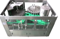 Machine de remplissage automatique de liquides haute précision 1000BPH d'occasion pour boissons gazeuses, shampoing, gel, emballage en verre – Composants essentiels