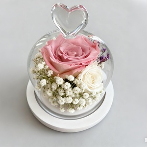 Campana <span class=keywords><strong>de</strong></span> Cristal Transparente con Base <span class=keywords><strong>de</strong></span> Madera para Exhibición Navideña, Campana <span class=keywords><strong>de</strong></span> Cristal Hecha a Mano, Portavelas, Globo Decorativo - Product Image 4