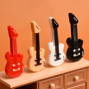 Miniatures de guitare en résine, accessoires artisanaux pour la création de bijoux, épingles à cheveux, broches, DIY, coques de téléphone, aimants de réfrigérateur - Product Image 3