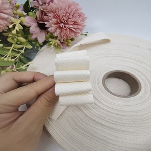 Tùy chỉnh in logo Twill bông dây đeo ban nhạc cường độ cao độ bền cao tái chế băng vải - Product Image 4