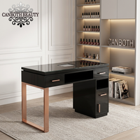 Table de manucure de salon de luxe avec collecteur de poussière CB-M888A