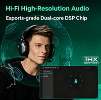 Casque de jeu HECATE G5 MAX THX avec audio spatial, Hi-Fi DSD256, haut-parleur de 53 mm, micro IA, casque USB pour PC