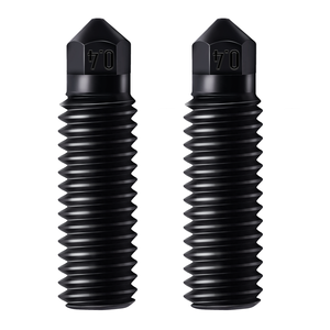 <span class=keywords><strong>Buse</strong></span> d'imprimante 3D en acier trempé 0,4 mm/1,75 mm Noir X3 X4 Pro/Plus/S1 Haute résistance Durabilité Maximise l'<span class=keywords><strong>impression</strong></span> - Product Image 1