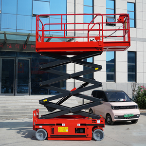 8m 450kg cắt kéo Nâng Nền tảng thang máy điện giàn giáo thang nhỏ trên không làm việc nền tảng tự hành nâng cắt kéo - Product Image 6