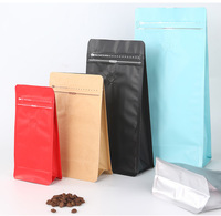 Sacs d'emballage alimentaire personnalisés avec logo imprimé, métalliques, recyclables, autoportants, 250g, 500g, 1kg, pour café en grains, avec valve et fermeture éclair