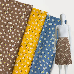 <span class=keywords><strong>Tela</strong></span> impresa digital de poliéster de alta gama para mujer, <span class=keywords><strong>tela</strong></span> estampada de cáñamo aleatoria, patrones personalizados, suave y drapeado. - Product Image 1