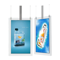 43 pouces 49 pouces 55 pouces Super mince double écran OLED support de sol kiosque d'affichage numérique