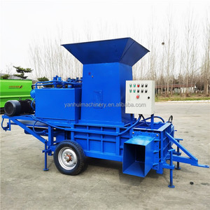 Presse à balles carrées YANHUI pour paille de blé, pelures d'ail, papier usagé, herbe fraîche, foin sec, coques de riz, avec moteur hydraulique - Product Image 5