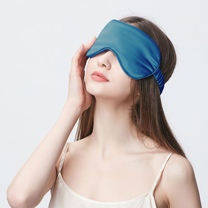 Set Masker Mata dan sarung bantal hadiah tidur mewah aksesoris Masker Mata sutra murbei 100% - Product Image 3