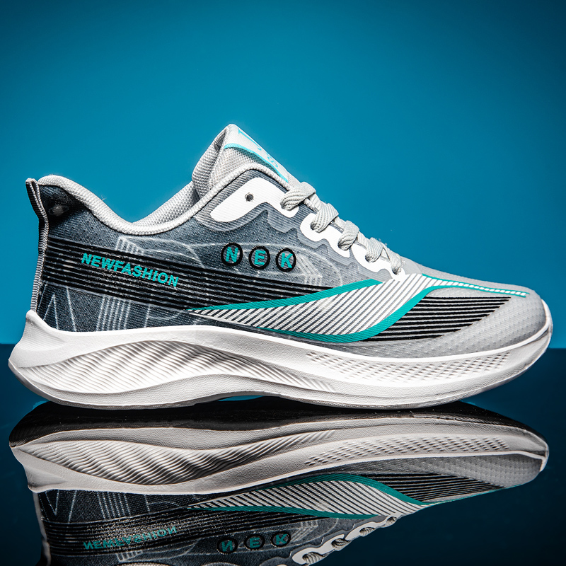 Fashion Light Men's Shoes Ice Silk Breathable Shock Absorbent Sports Shoes Casual Shoes High Appearance Level