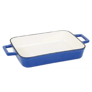 Offre spéciale Poêle à griller en émail en <span class=keywords><strong>fonte</strong></span> Hôtel Self Service Ménage Produits d'isolation thermique <span class=keywords><strong>Sauteuse</strong></span> en émail - Product Image 3