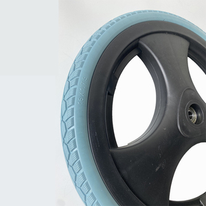 Nhà Máy Nhà sản xuất chất lượng cao 12/16 inch PU bọt bánh xe cho đi Bộ xe đẩy vận chuyển Walker xe lăn bánh xe các bộ phận - Product Image 3