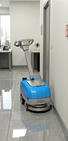 Autolaveuse pliable autoportée, moteur sans balais sans entretien, contrôle intelligent 180 °   Système de raclette rotative