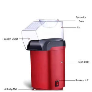Máquina de Palomitas de Maíz Portátil Mini, Eléctrica, Pequeña, para el Hogar, con Aire Caliente - Product Image 3