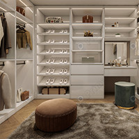 Armoire de chambre à coucher sur mesure avec design de couleur personnalisé