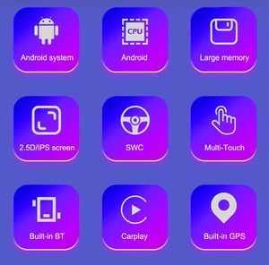 Android 12 đài phát thanh xe cho Peugeot 206 206cc 206sw 2000-2008 Máy nghe nhạc đa phương tiện GPS navigation 7 inch với các nút Carplay headunit - Product Image 5